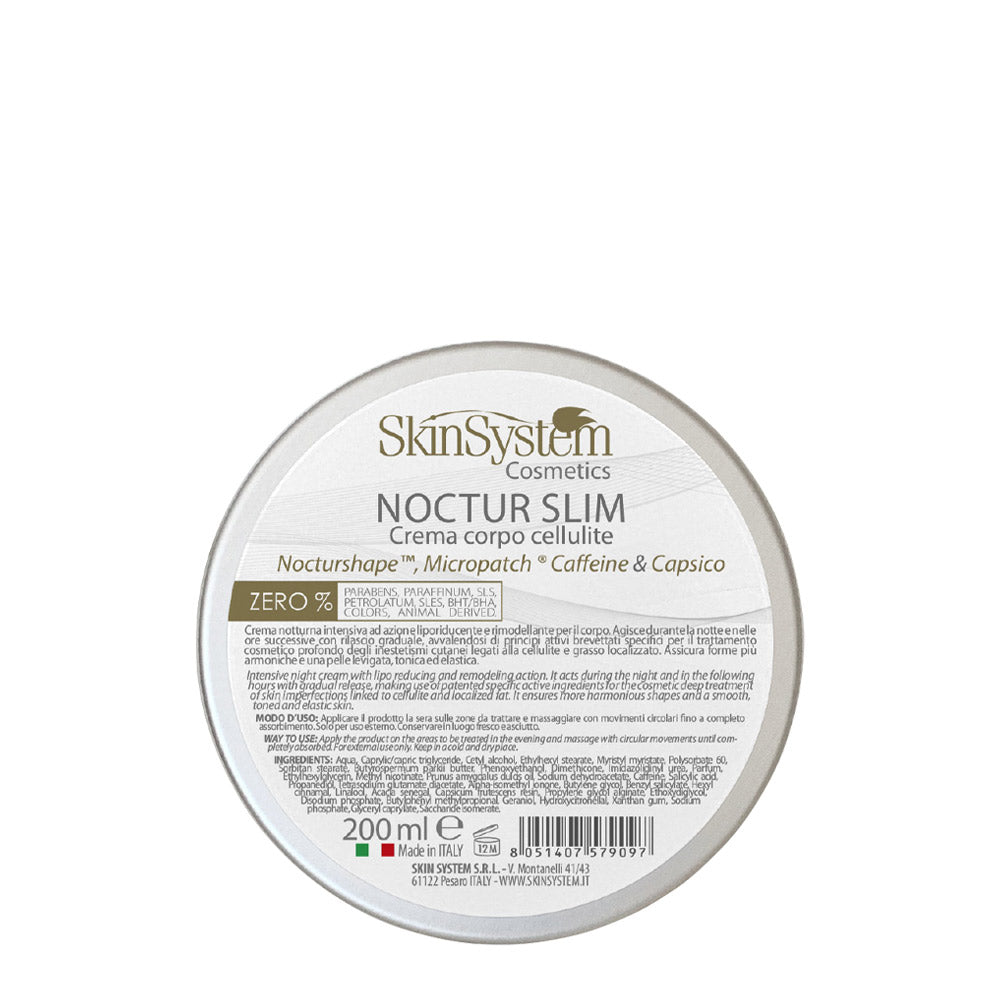 SkinSystem Noctur Slim 200ml - crema  notturna anti cellulite