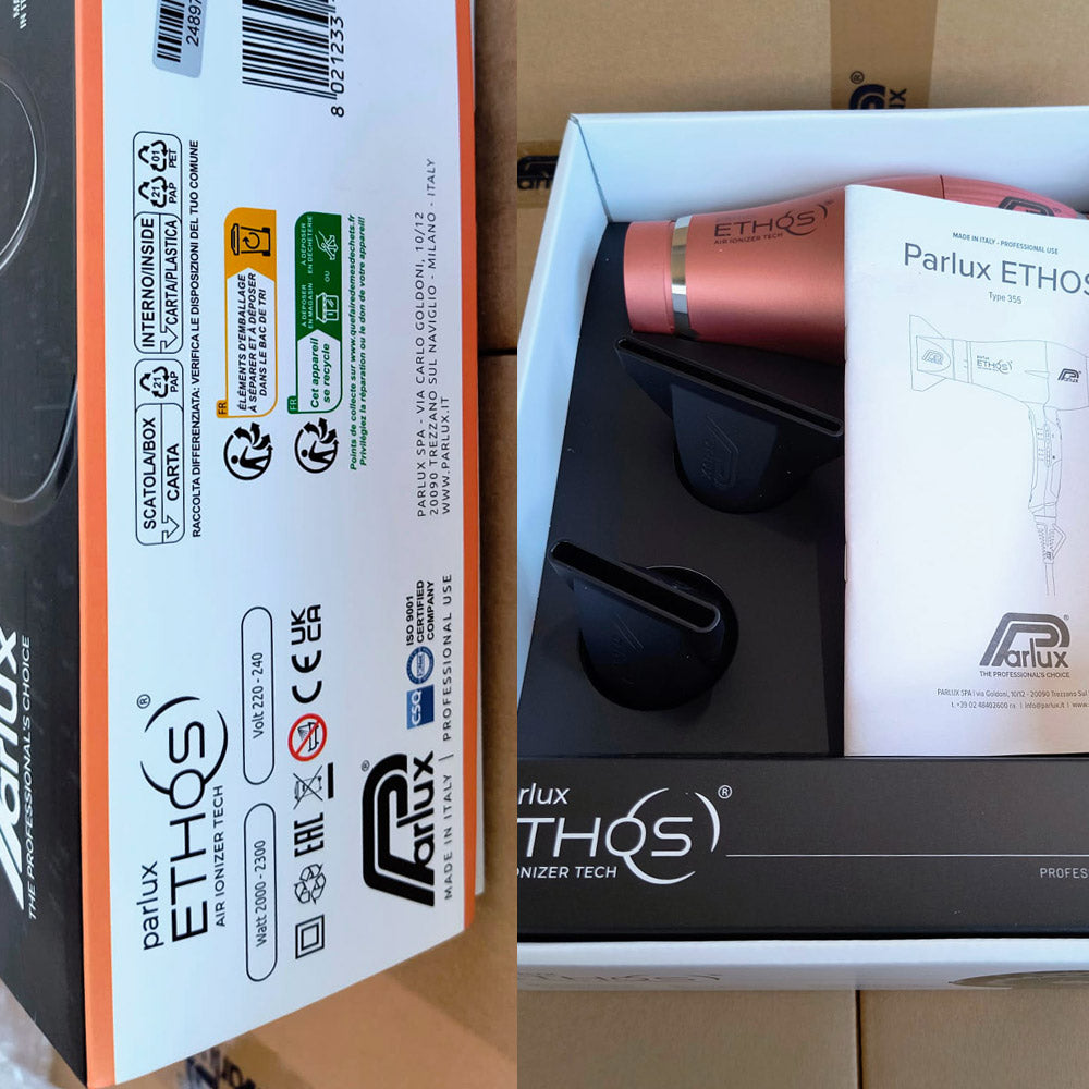 Parlux Ethos Air Ionizer Tech Orange - asciugacapelli