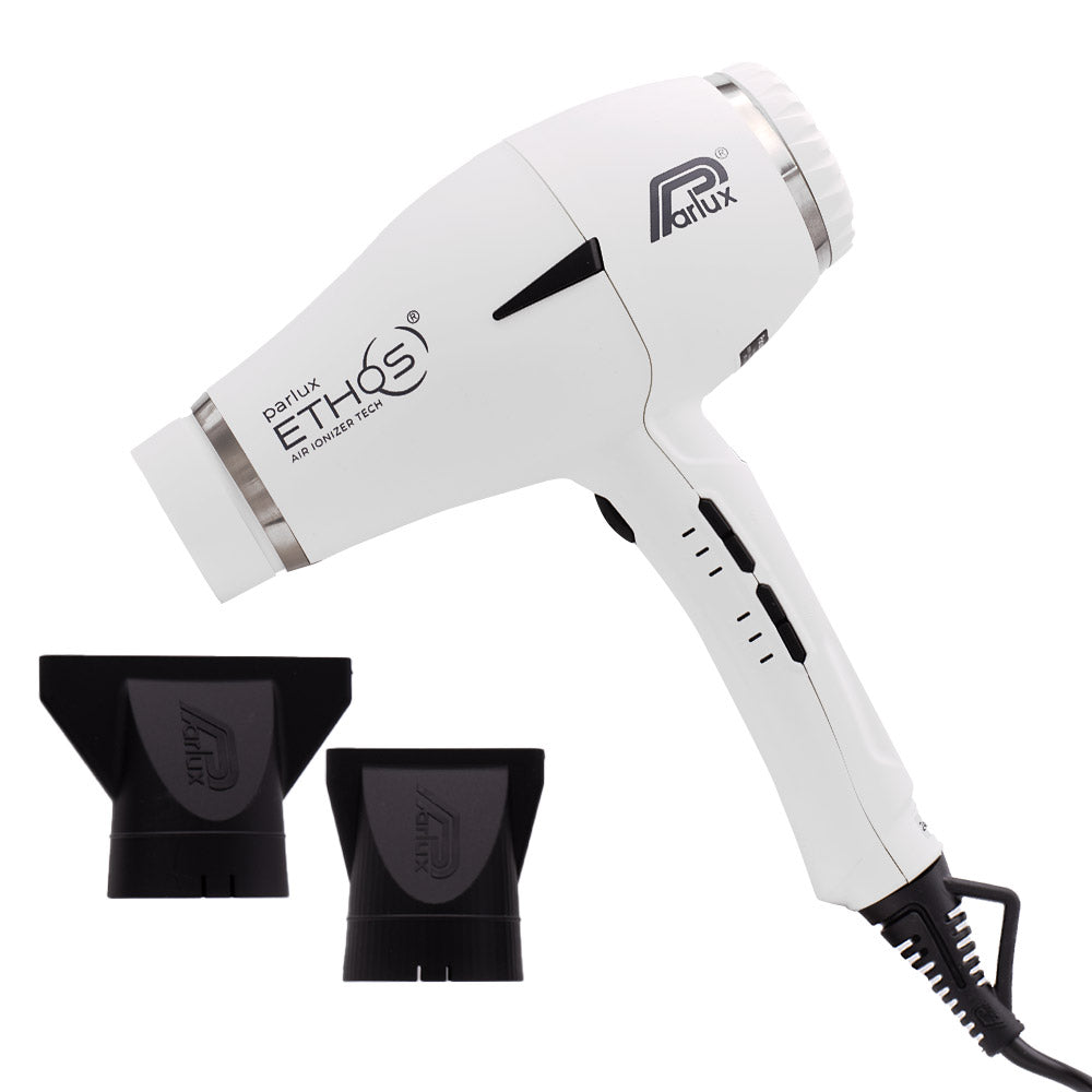 Parlux Ethos Air Ionizer Tech White - asciugacapelli