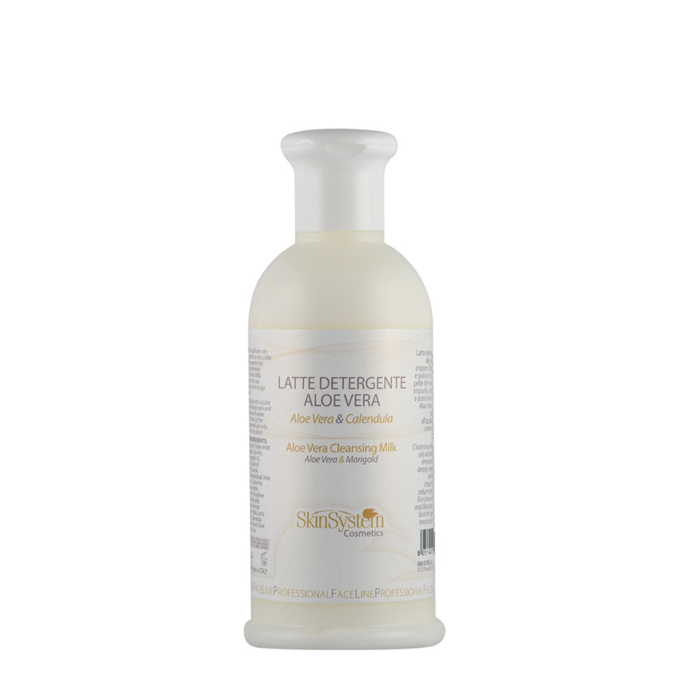 SkinSystem Aloe Vera Cleansing Milk 250ml - latte detergente aloe vera