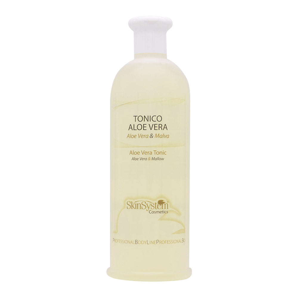 SkinSystem Aloe Vera Tonic Aloe & Mallow 500ml - tonico pelli grasse
