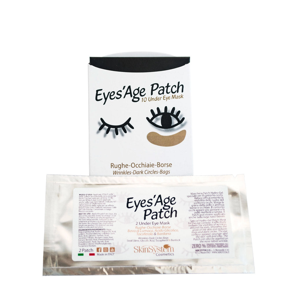 SkinSystem Eyes 'Age Patch Wrinkles Dark Cricles Bags 10 pz- patchs