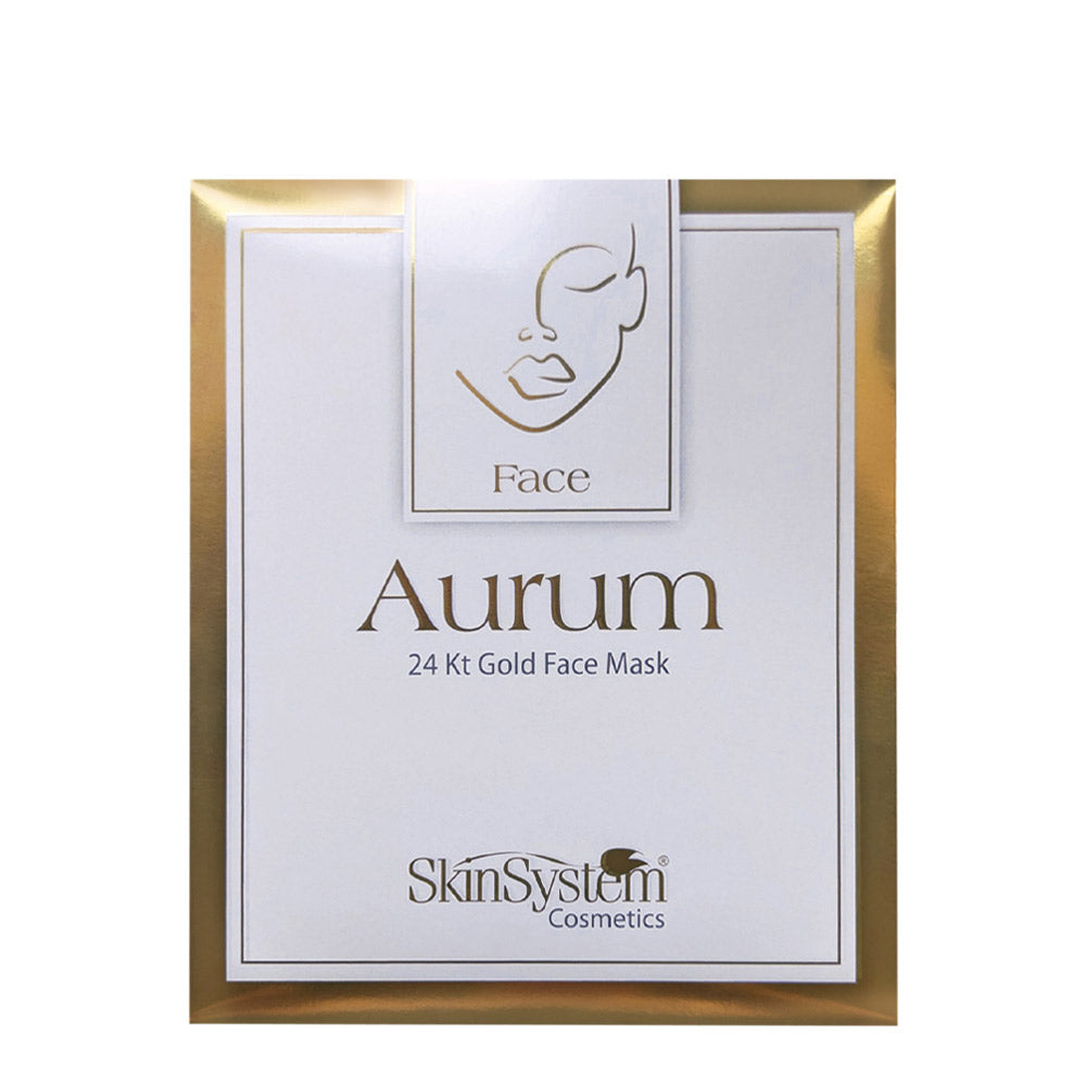 SkinSystem Aurumu 24kt Gold Face Mask 1pz monouso - maschera preformata oro