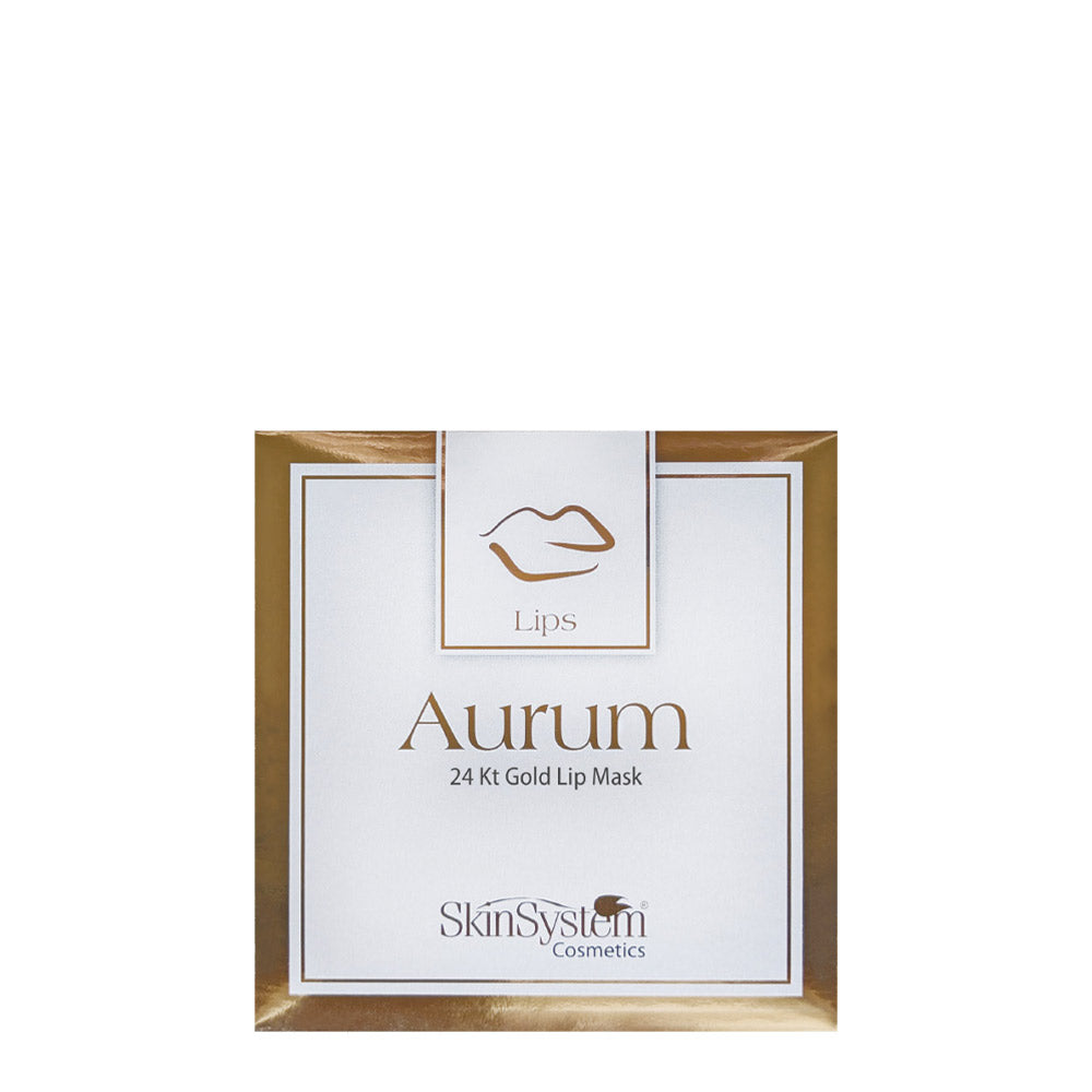 SkinSystem Aurumu 24Kt Gold Lip Mask - trattamento labbra con oro cosmetico