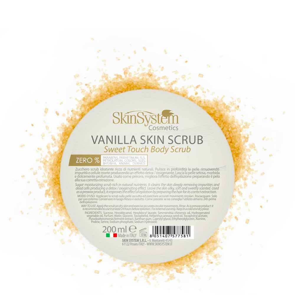 SkinSystem Vanilla Skin Scrub Sweet Touch Body Scrub 500ml - scrub idratante