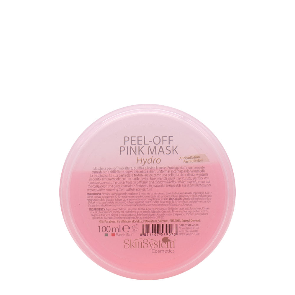 SkinSystem Peel Off Pink Mask Hydro 100ml - maschera peel-off purificante