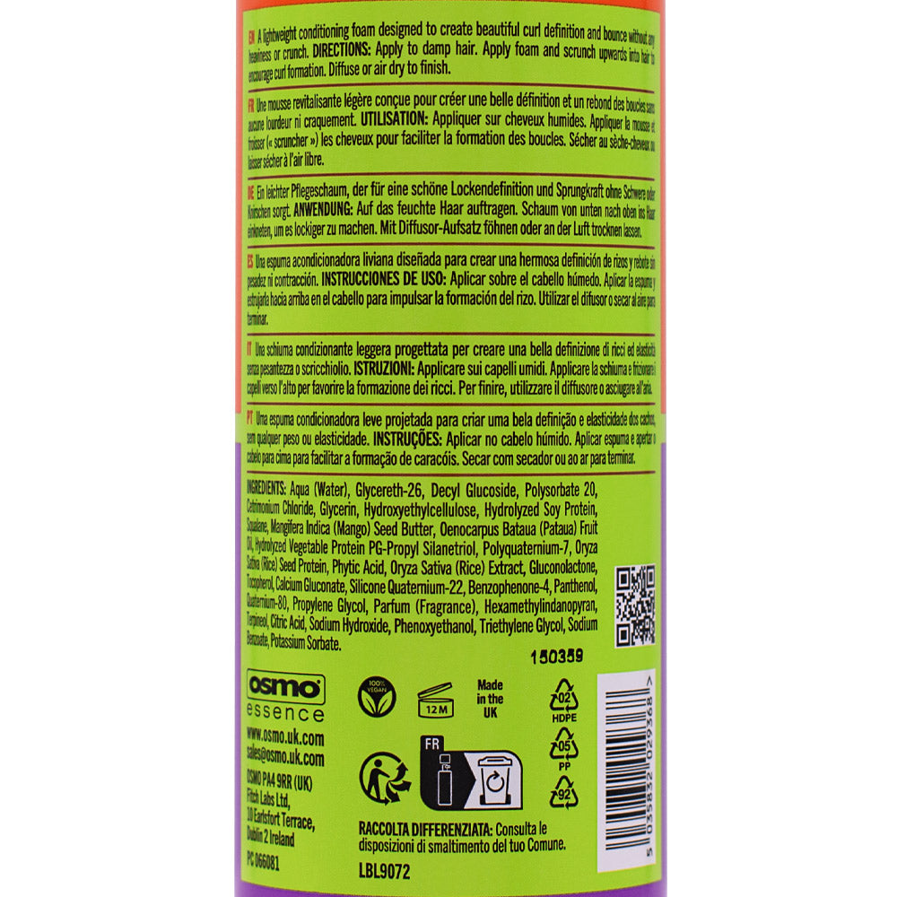 Osmo Essence Curl Enhancing Foam 200ml - mousse volumizzante ricci