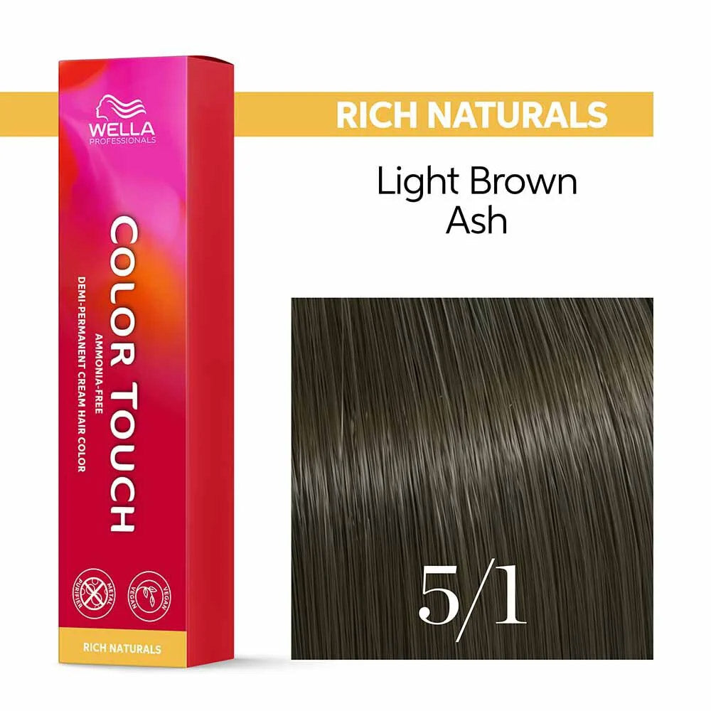 Wella Color Touch Rich Naturals 5/1 Castano Chiaro Cenere 60ml