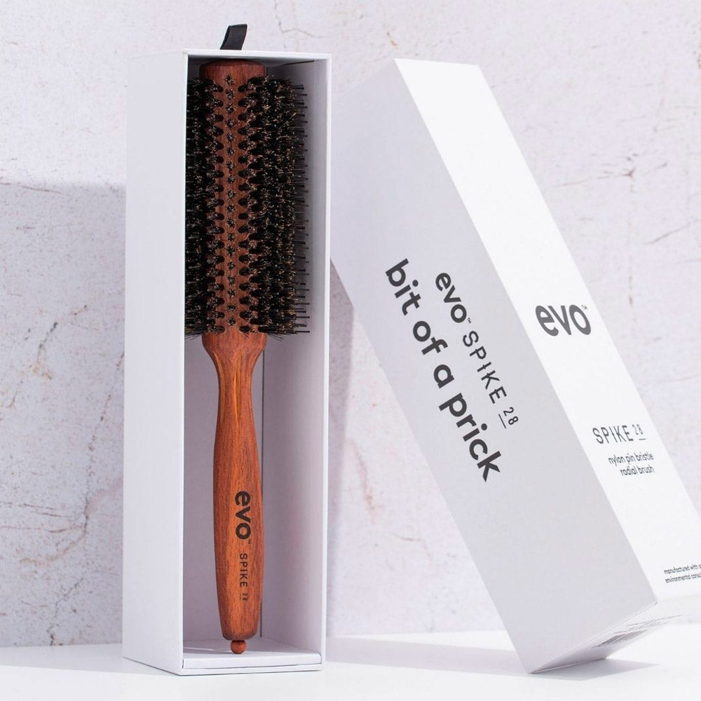 Evo SPike 28mm Nylon Pin Bristle Radial Brush - spazzola in setole di nylon