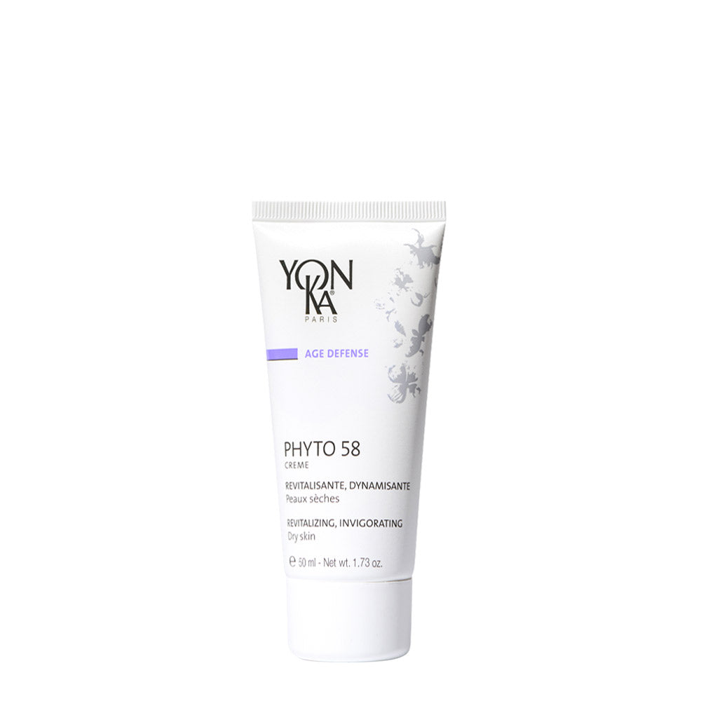 Yonka Age Defense Phyto 58 PS 50ml - crema viso notte energizzante pelle secca