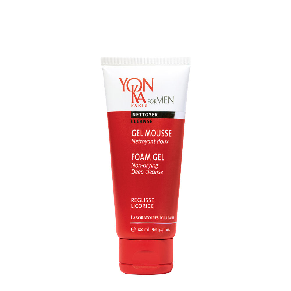 Yonka For Men Gel Mousse 100ml - mousse detergente