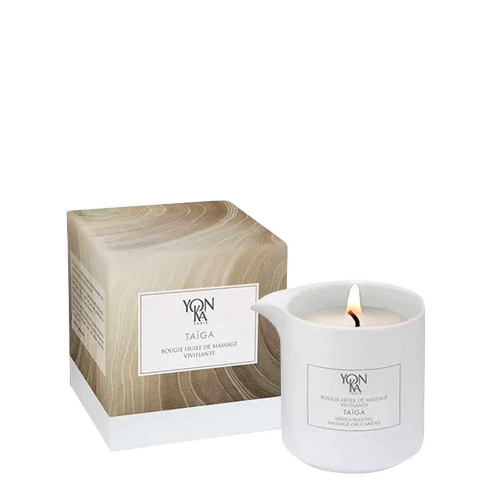 Yonka Body Specifics Bougie Massage Taiga 125gr - olio a candela da massaggio tonificante