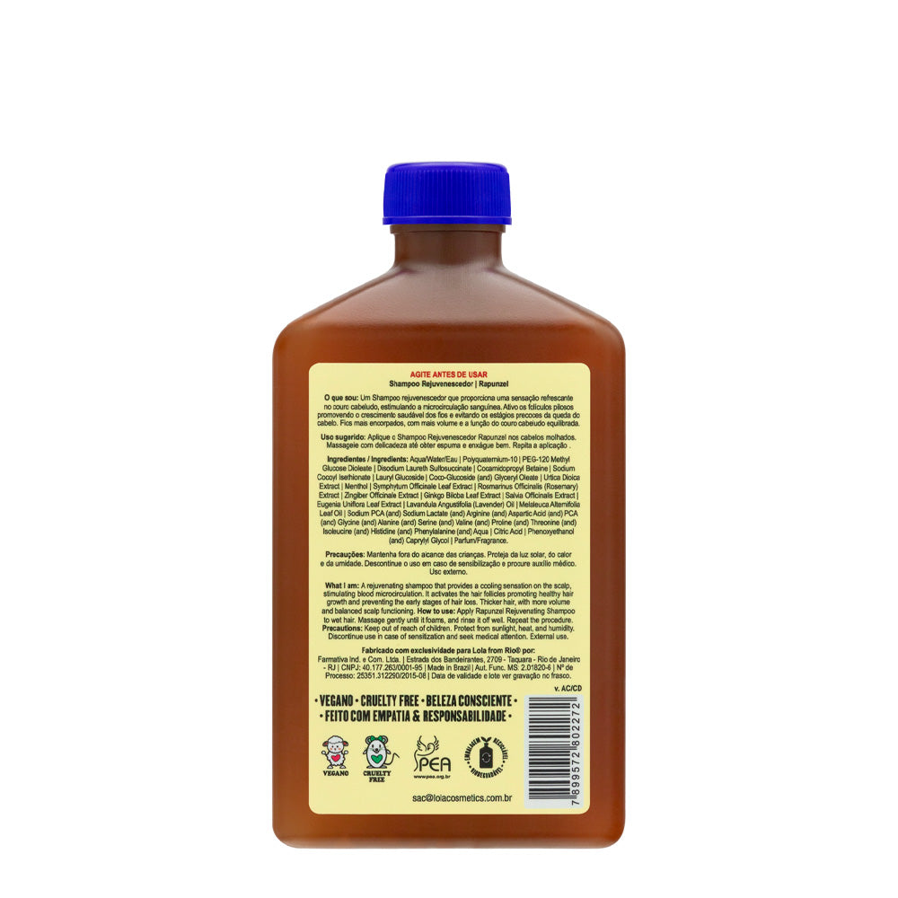 Lola From Rio Rapunzel Shampoo Rejuvenescedor  250ml - shampoo anticaduta