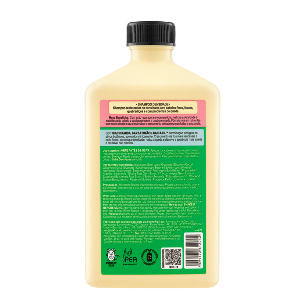 Lola From Rio Densidade Shampoo 250ml - shampoo densificante