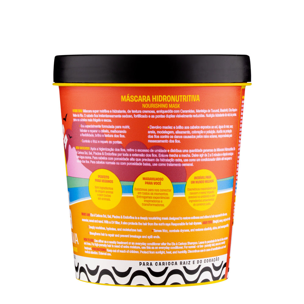 Lola From Rio Ela É Carioca Máscara Hidronutritiva 450gr - maschera nutriente