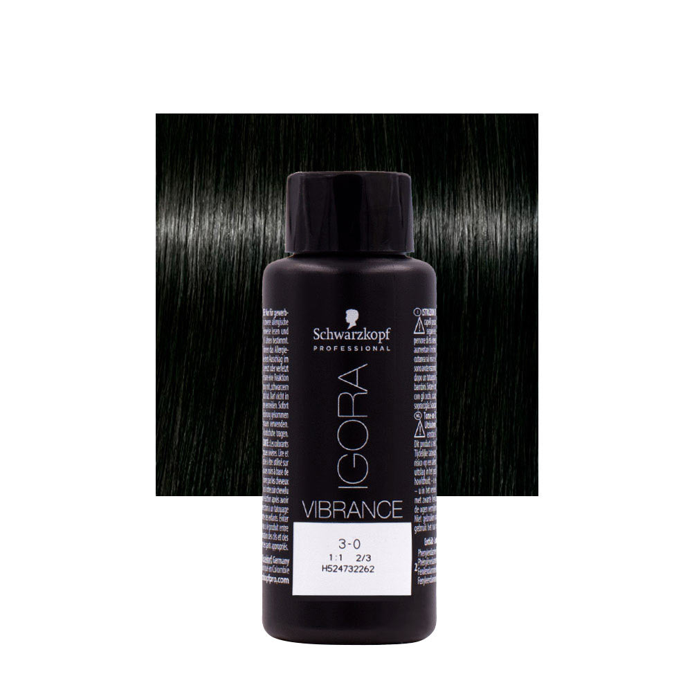 Schwarzkopf Igora Vibrance 3-0 Castano Scuro Naturale 60ml