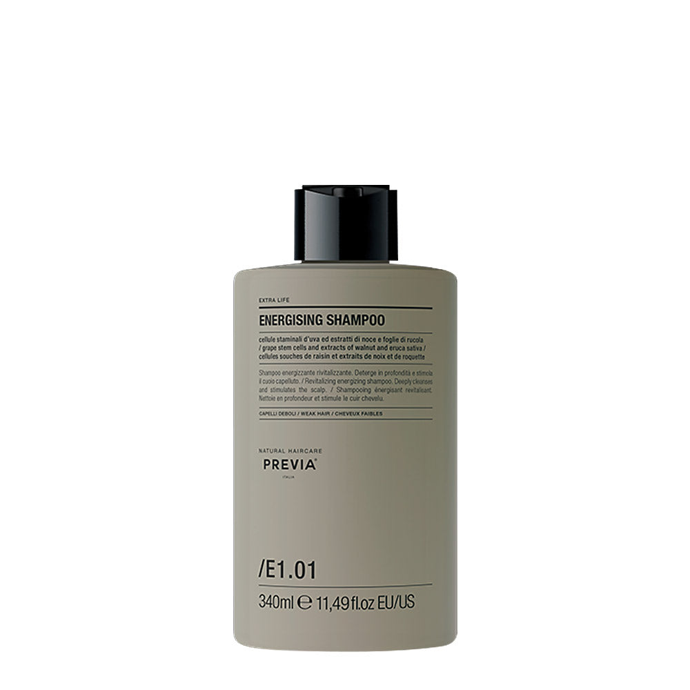 Previa Extra Life Energising Shampoo 340ml - shampoo energizzante