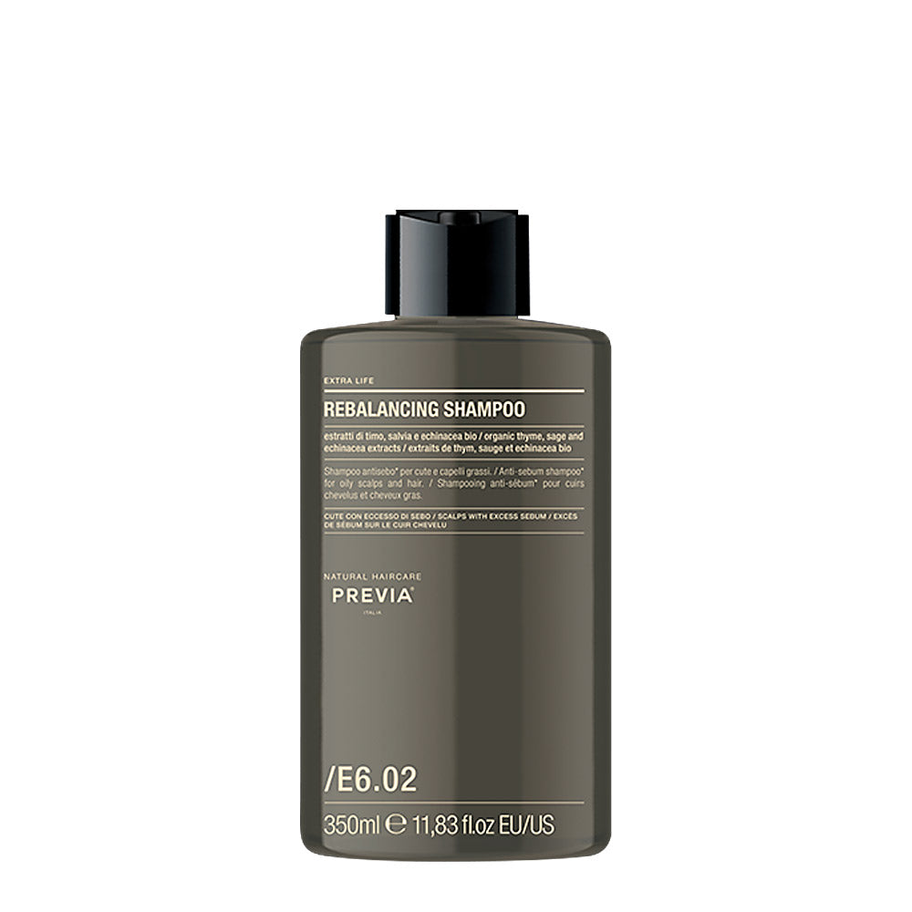 Previa Extra Life Rebalancing Shampoo 350ml - shampoo antisebo