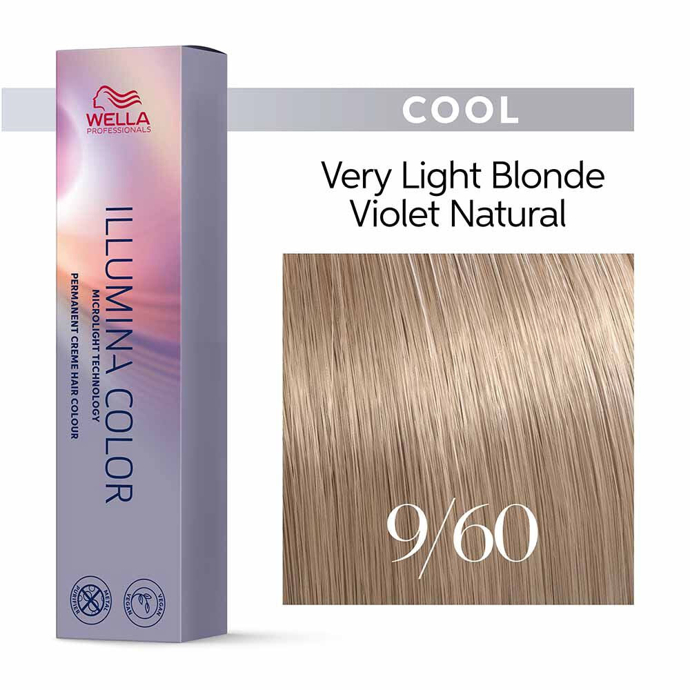 Wella Illumina Color 9/60 Biondo Chiarissimo Violetto Naturale 60ml