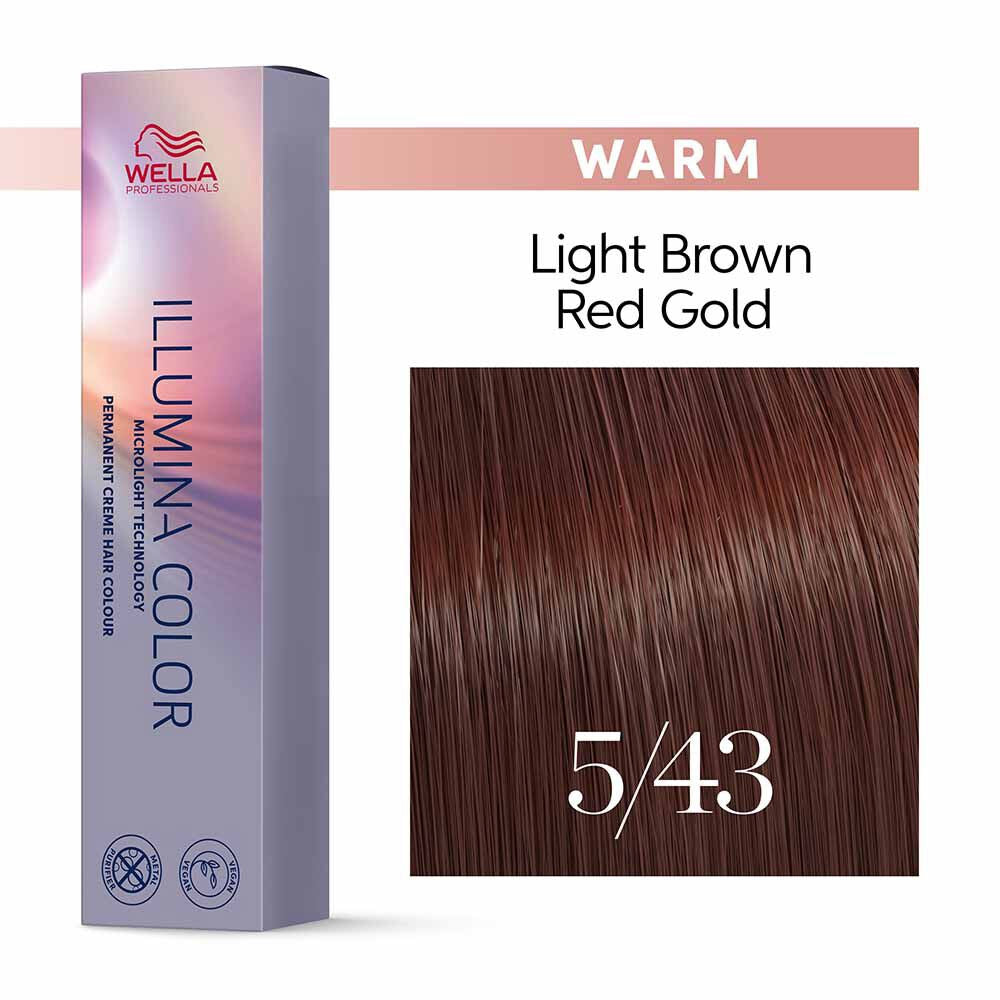 Wella Illumina Color 5/43 Castano Chiaro Rame Dorato 60ml