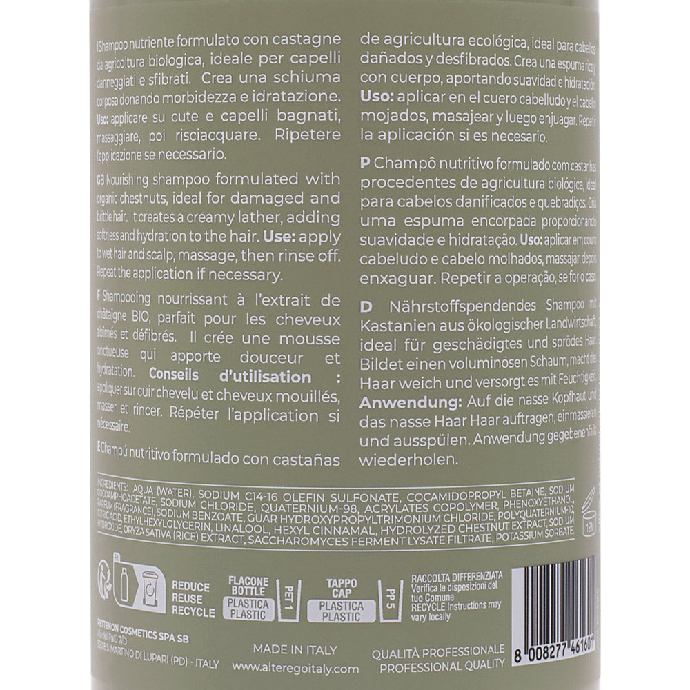 Alterego Curego Nourish Shampoo 950ml - shampoo nutriente