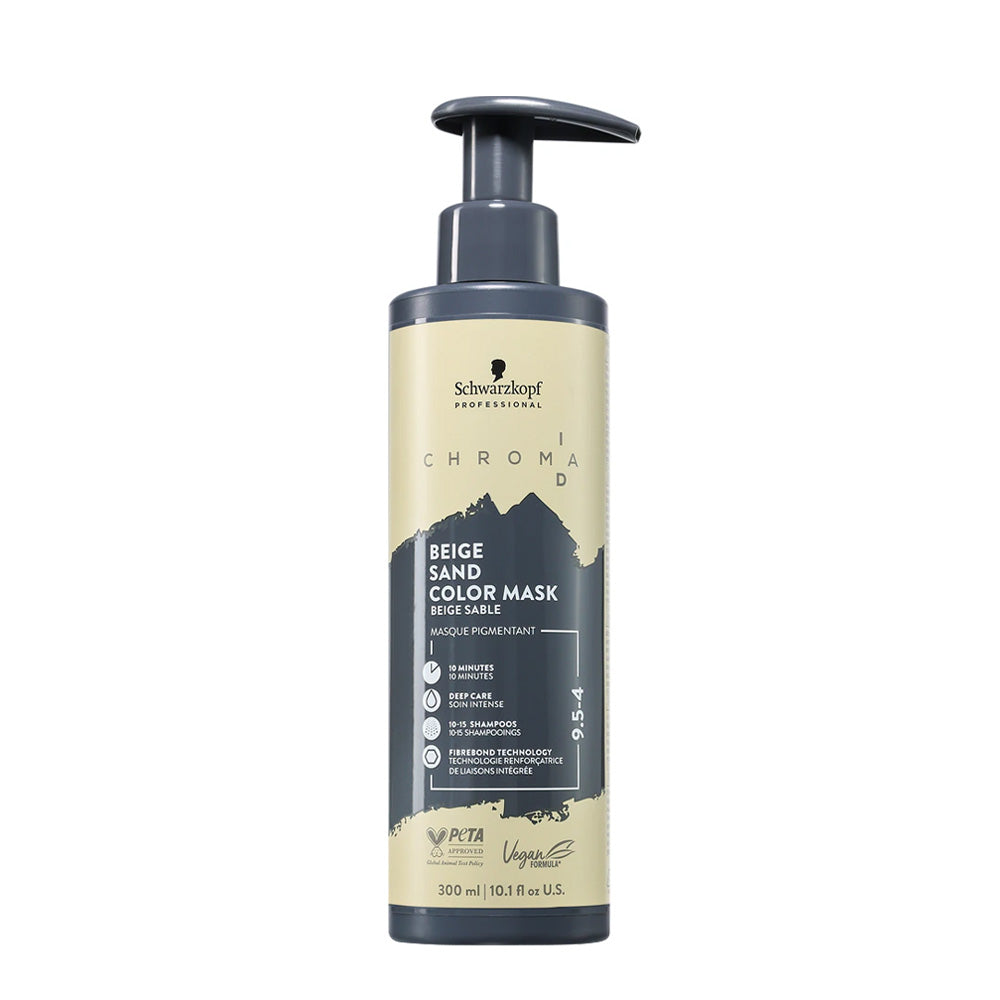 Schwarzkopf Chroma ID Color Mask 9.5-4 Beige  - maschera colorata semipermanente