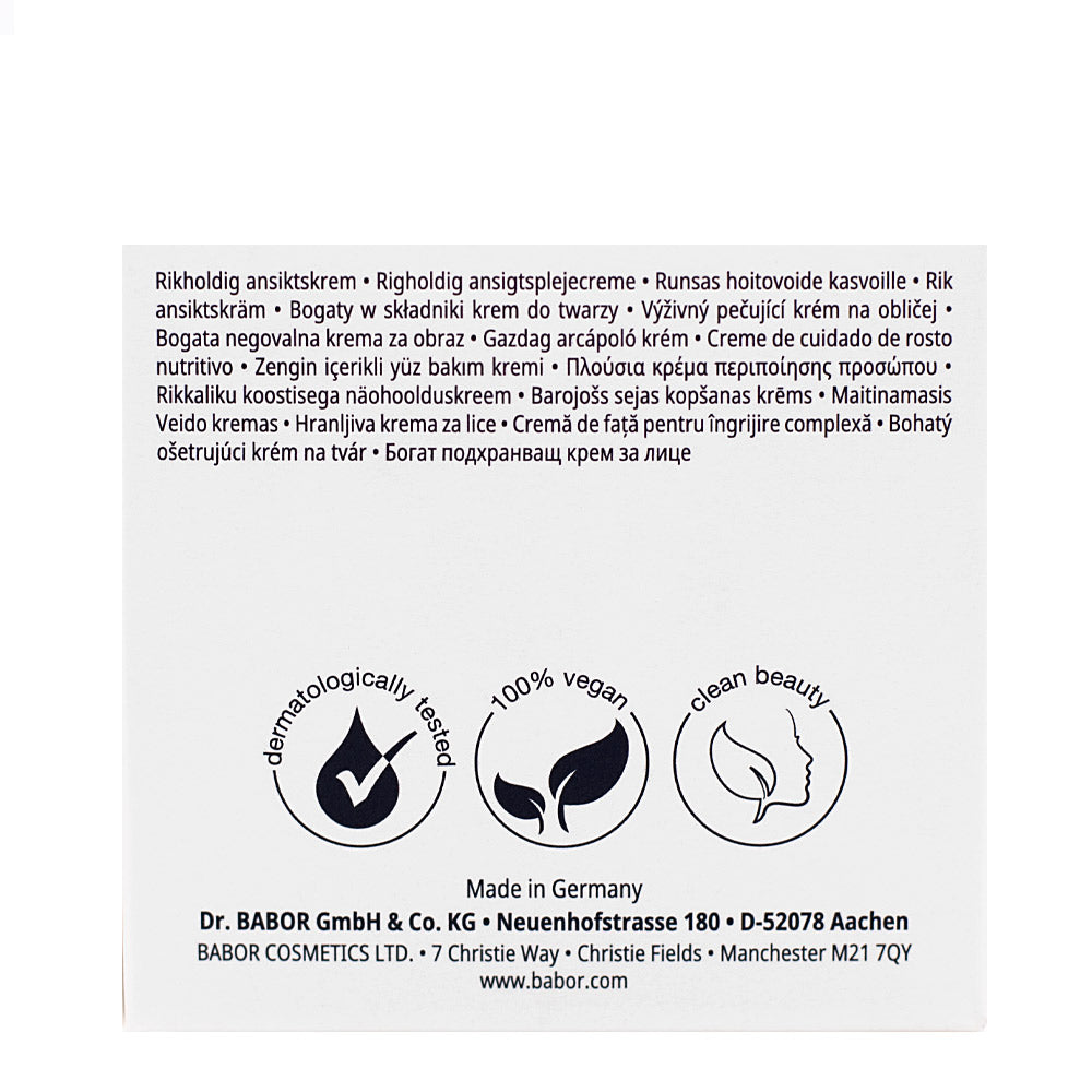 Babor Skinovage Calming Cream Rich 50ml - crema viso intensiva pelle sensibile