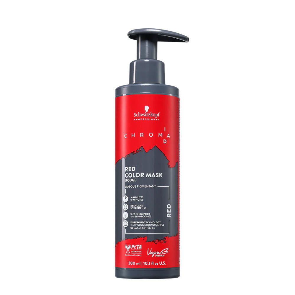 Schwarzkopf Chroma ID Color Mask Red 300ml - maschera colorata semipermanente