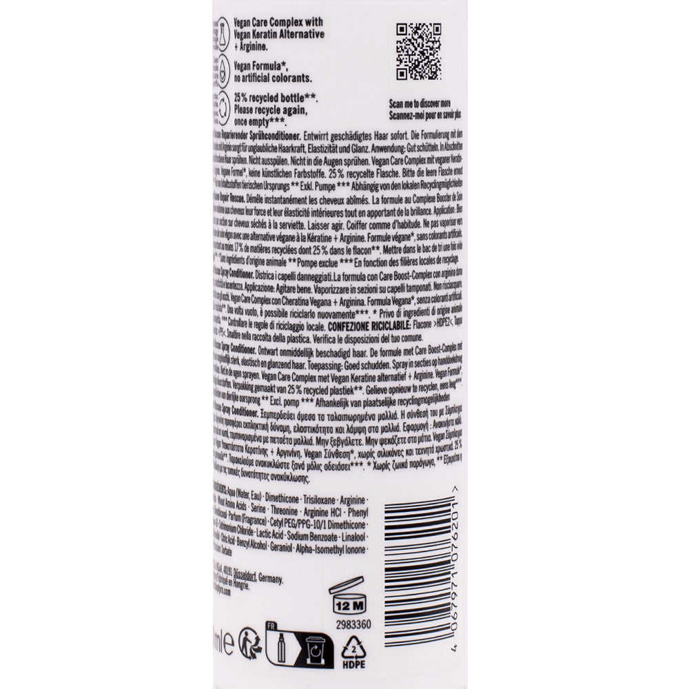 Schwarzkopf BC Bonacure Repair Rescue Spray  Care Booster Complex 200ml