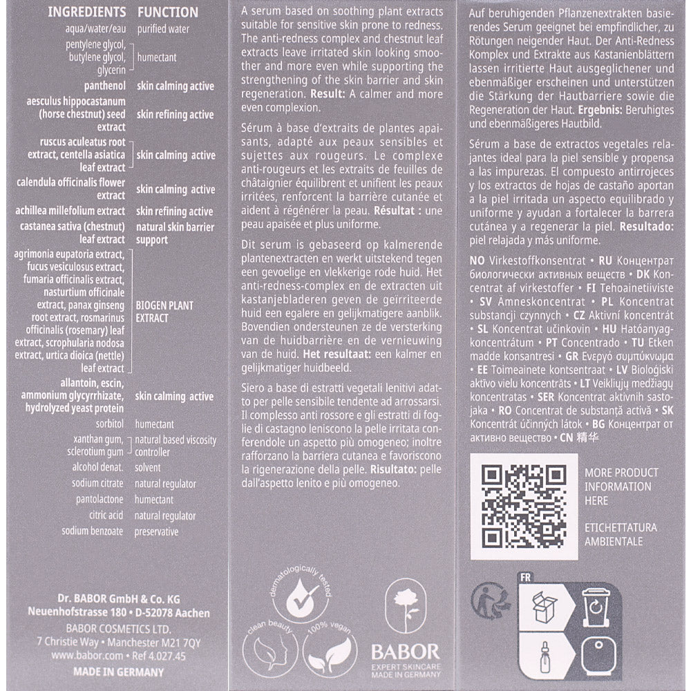 Babor Doctor Babor Sensitive Anti-Redness Serum 30ml