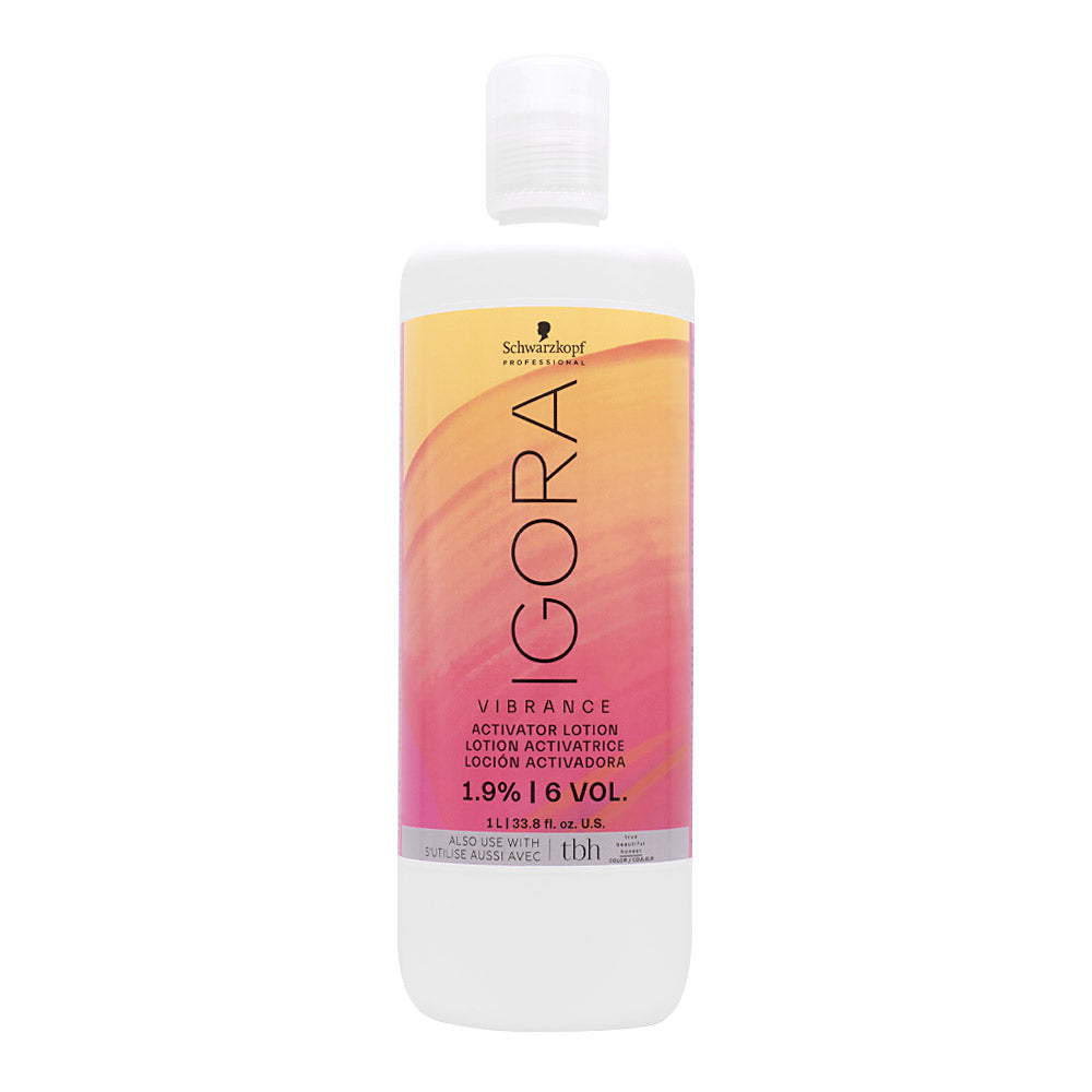 Schwarzkopf Igora Vibrance Activator Lotion 1,9% 6 Vol 1000ml  - ossigeno