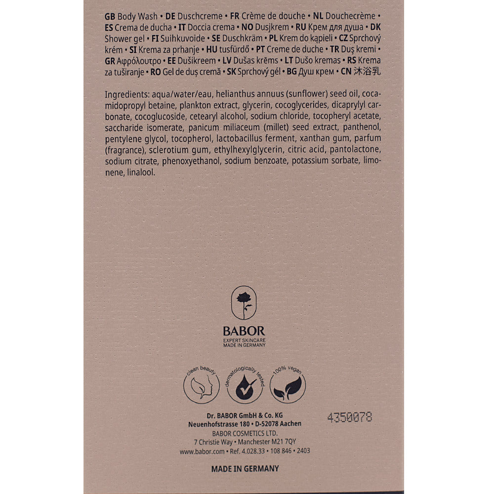 Babor Spa Soul & Body Wash Grounding 250ml - docciaschiuma