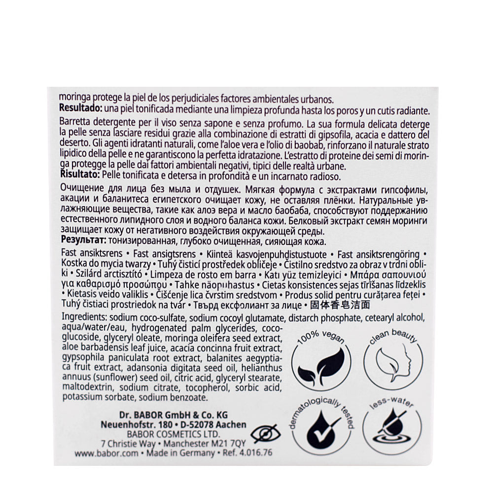 Babor Natural Cleansing Bar Refill 65gr - refill detergente viso solido