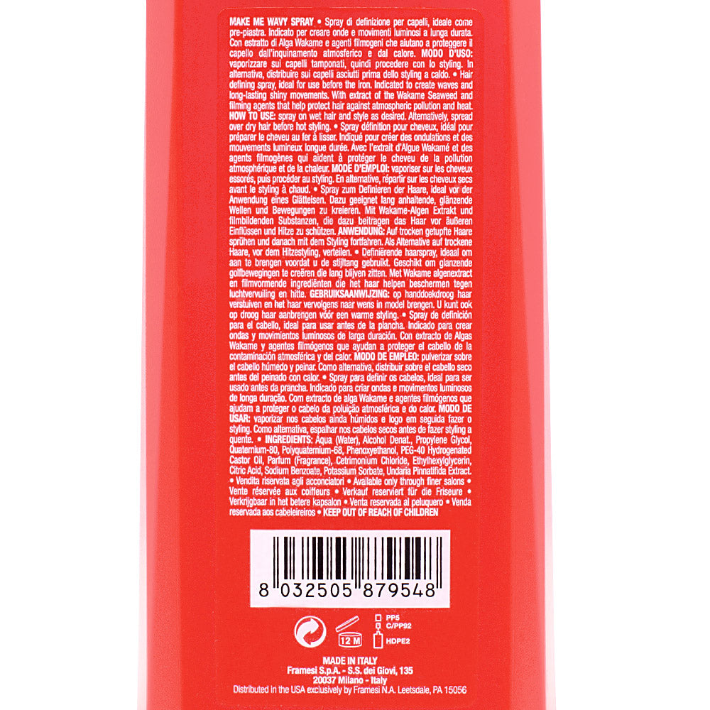 Framesi For-Me 221 Make Me Wavy Spray 150ml - spray pre piastra styling mossi