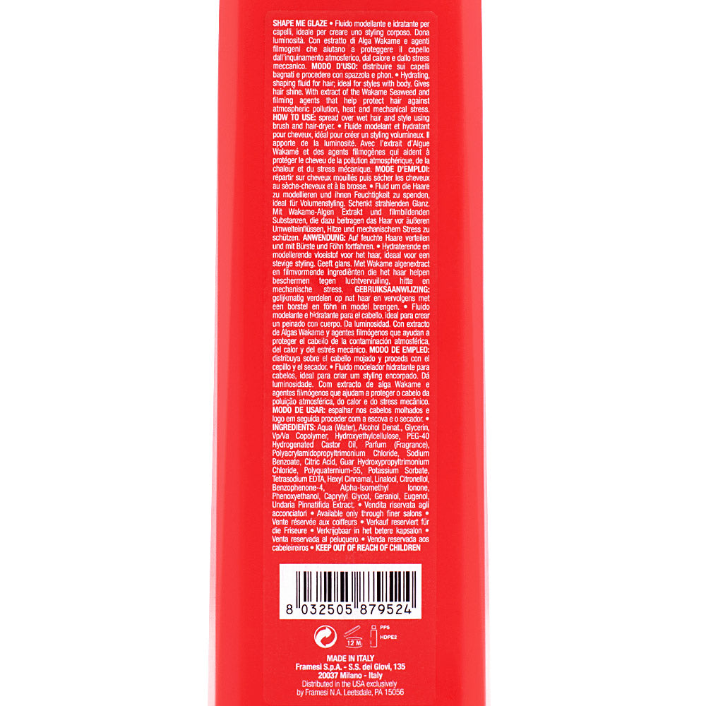 Framesi For-Me 222 Shape Me Glaze 200ml - siero ristrutturante