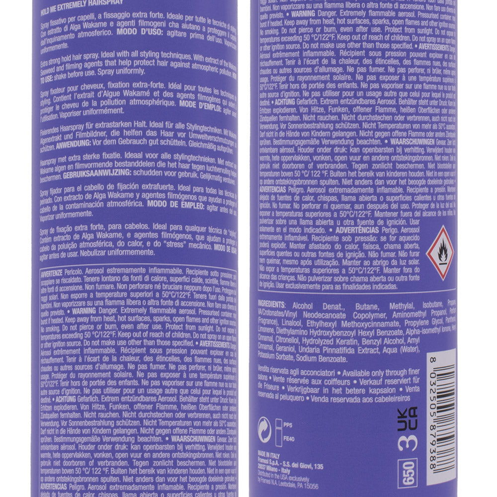 Framesi For-Me 607 Hold Me Estremely Hairspray 500ml - lacca tenuta extra forte