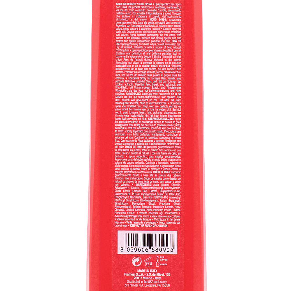 Framesi For-Me 326 Shine Me Brightly Curl Spray 200ml - spray definizione capelli ricci