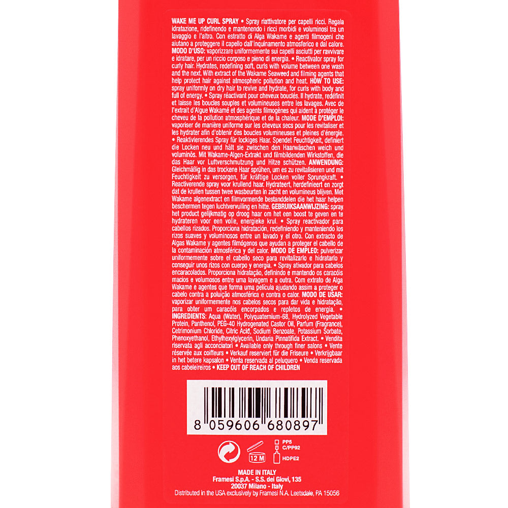 Framesi For-Me 227 Wake Me Up Curl Spray 150ml - spray riattivatore ricci