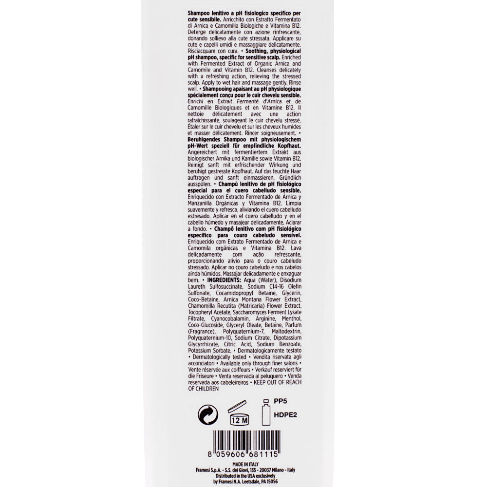 Framesi Morphosis Scalp Destress Shampoo 1000m - shampoo lenitivo cute sensibile