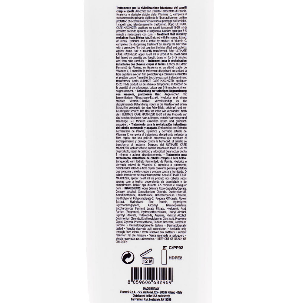 Framesi Morphosis Ultimate Care Treatment Step 3 1000ml