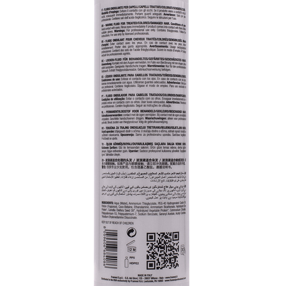 Framesi Waving System 2 550ml - fluido ondulante capelli danneggiati e con meches