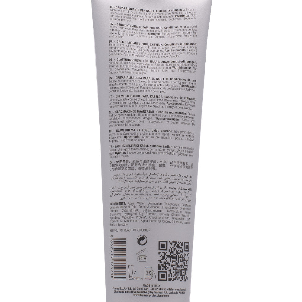 Framesi Straightening System Strong 280ml - crema lisciante capelli resistenti