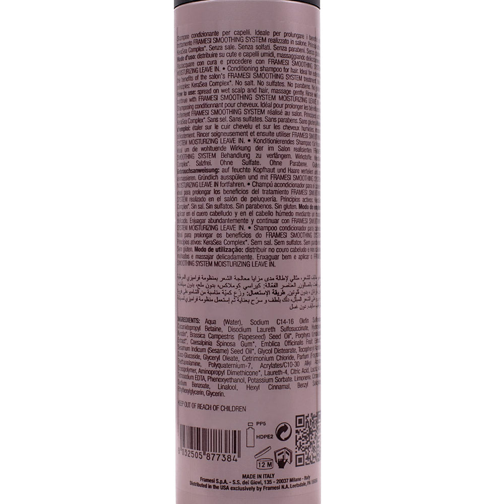 Framesi Smoothing System Caring Shampoo 250ml - shampoo anti crespo