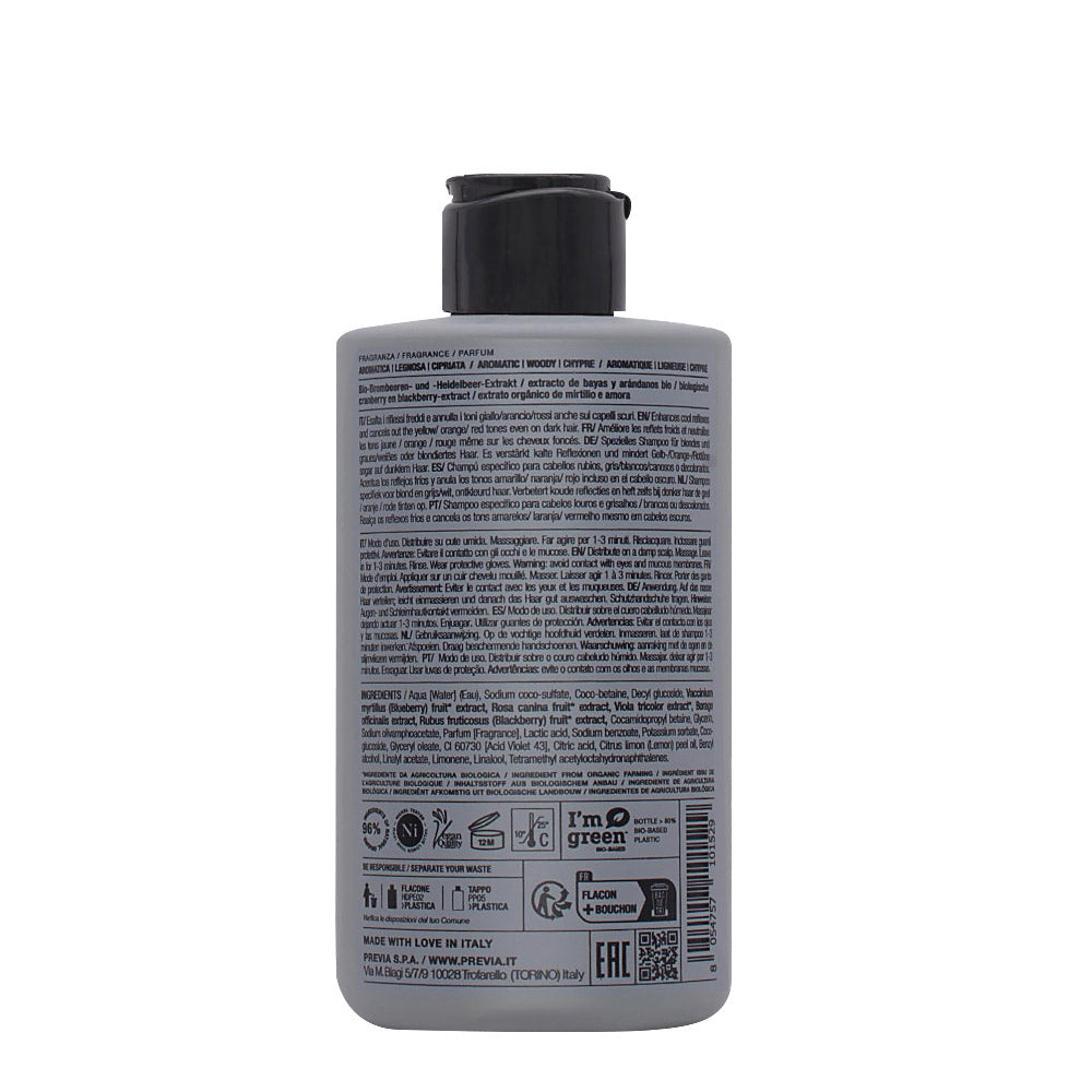 Previa Silver Blonde Shampoo 340ml - shampoo antigiallo