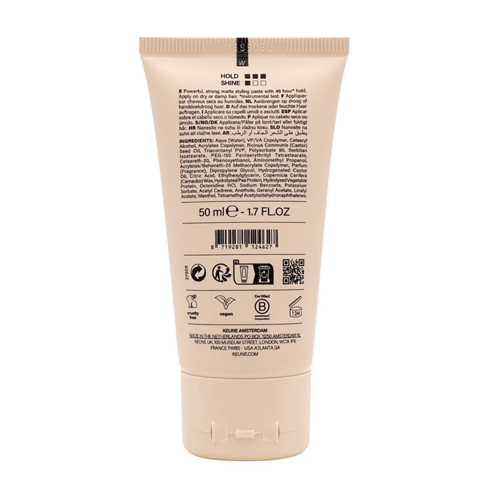 Keune Style Power Pasta Strong Hold Styling Paste 50ml