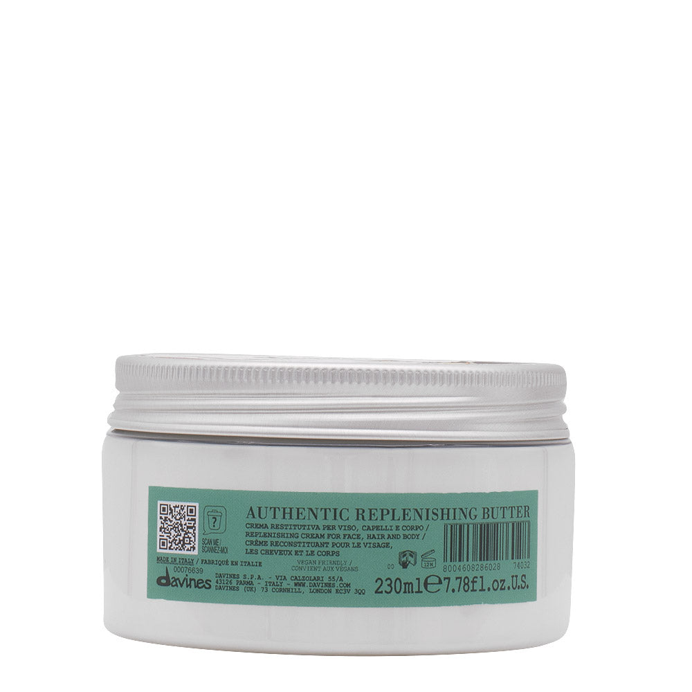 Davines Authentic Replenishing Butter 230ml - burro nutriente corpo e capelli