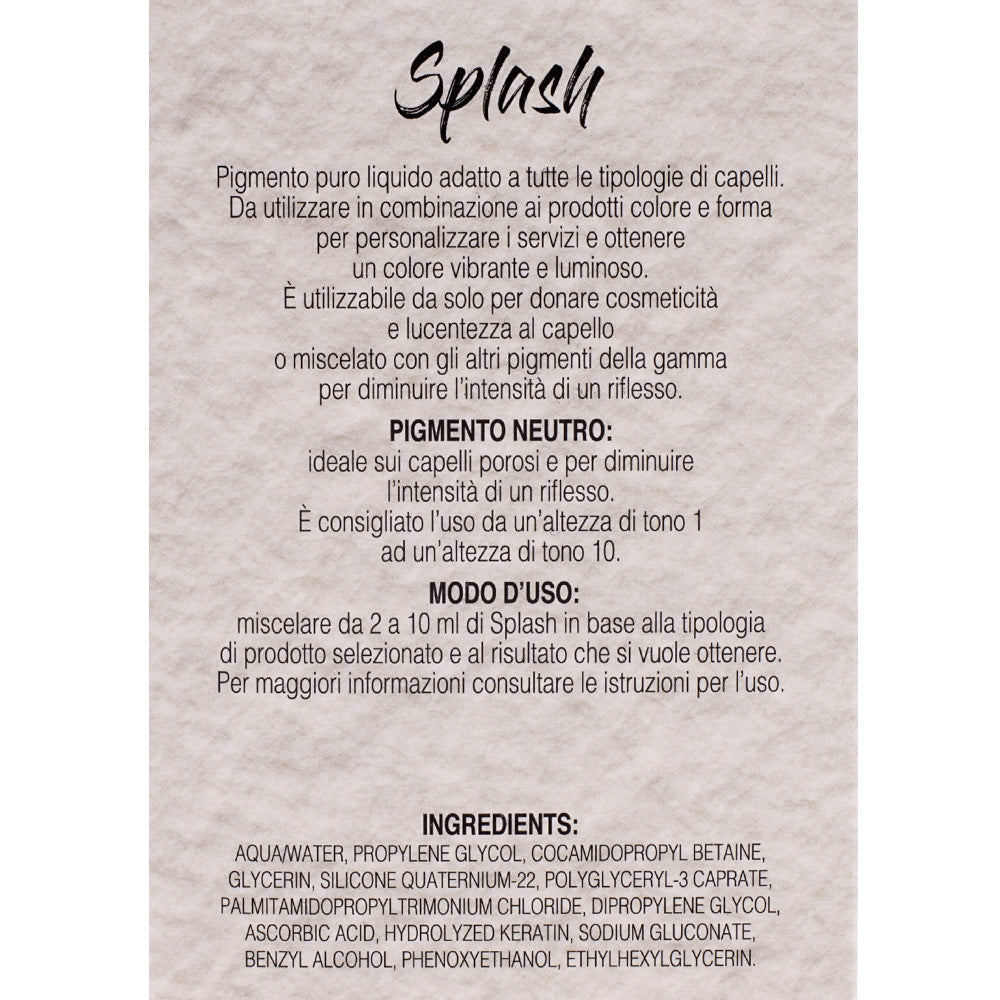 Creattiva Splash Pigmento Puro Neutro 90ml
