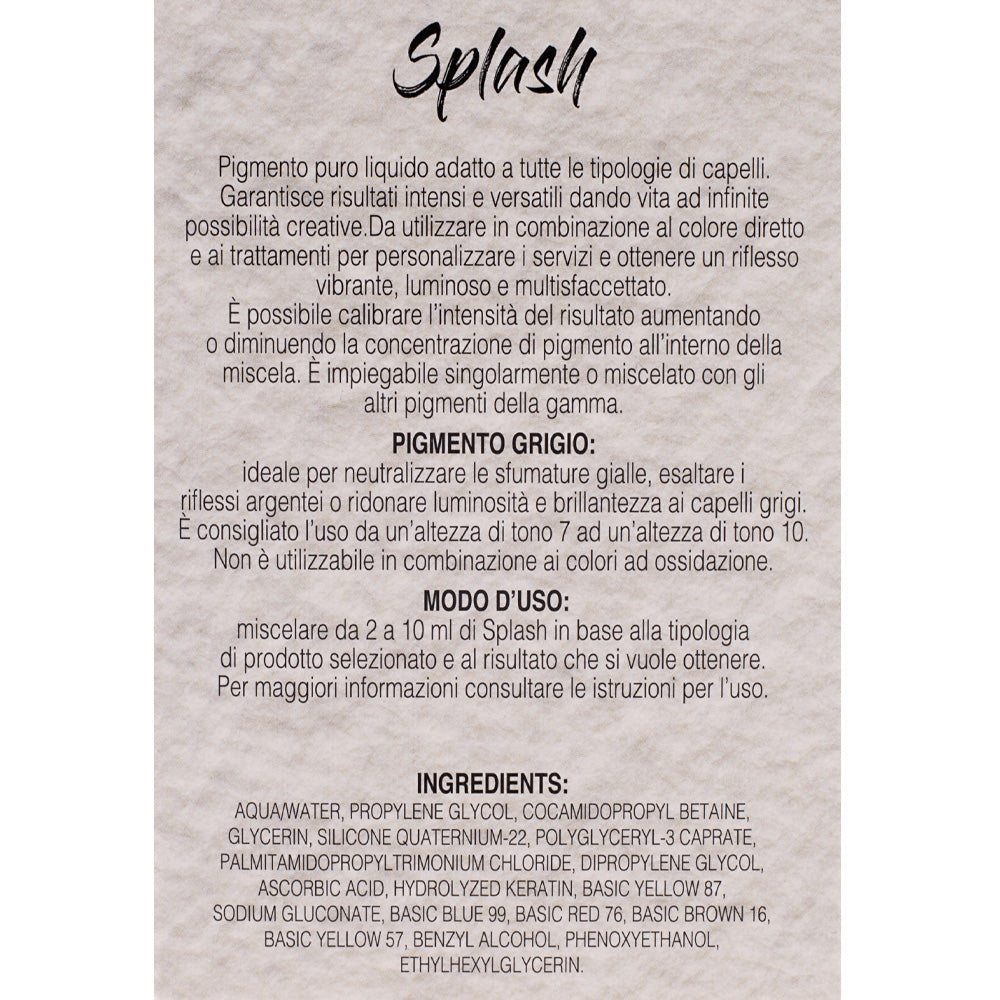 Creattiva Splash Pigmento Puro Grigio 2x90ml