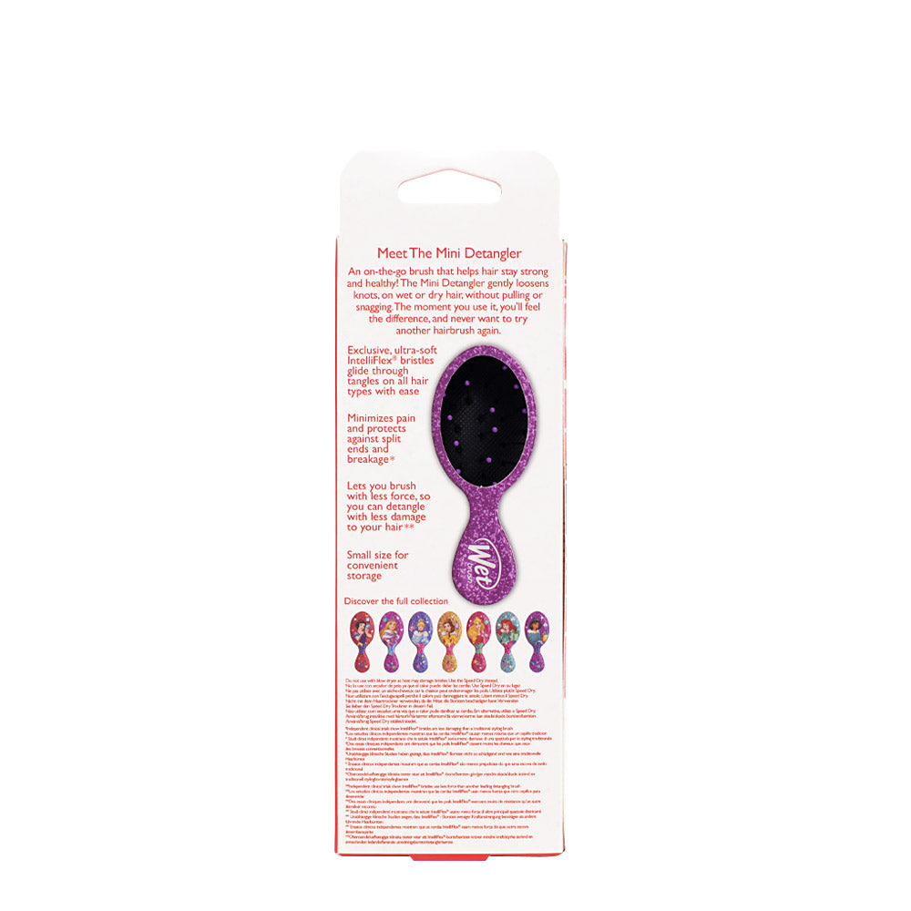 WetBrush Pro Mini Detangler Disney Glitter Ball Jasmine