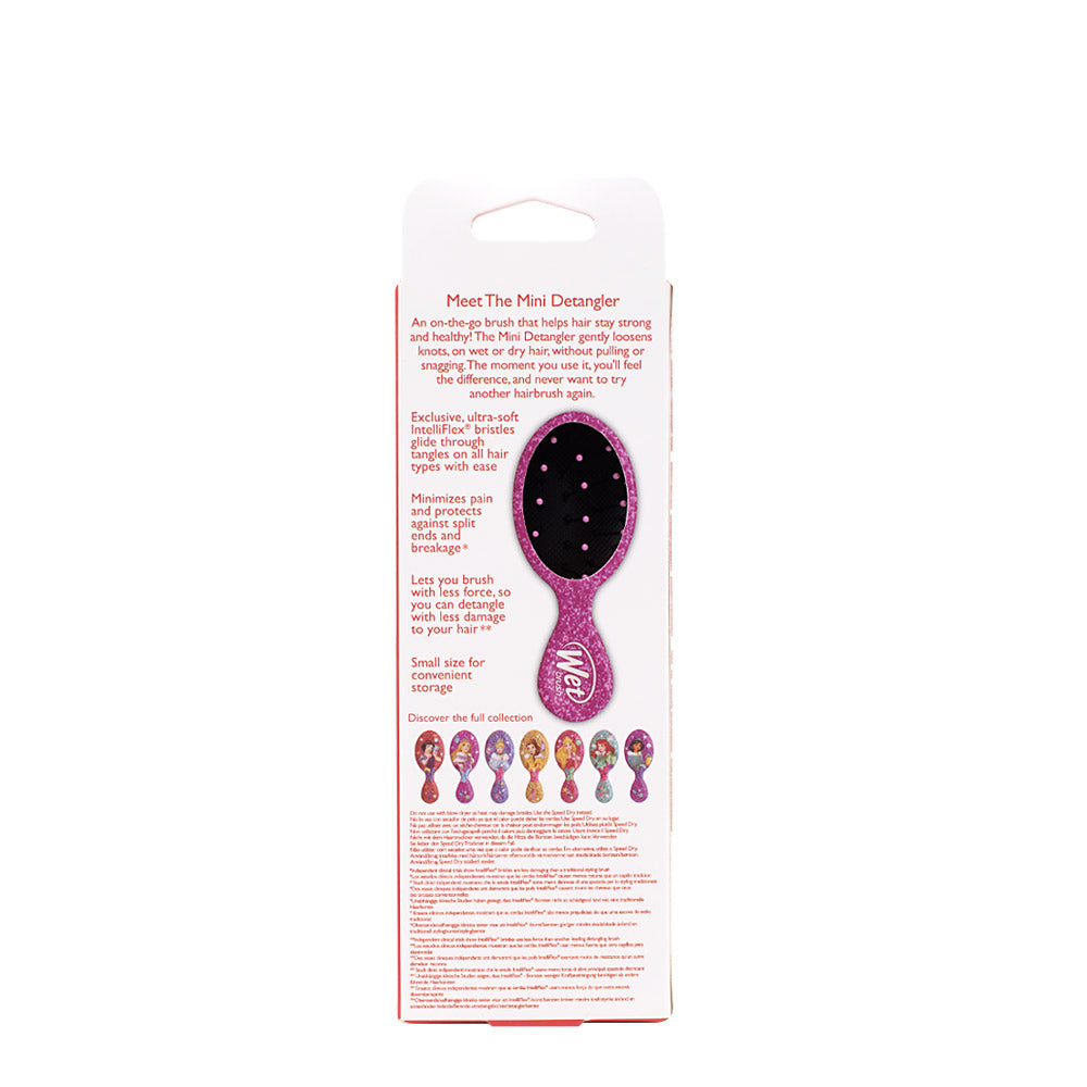 WetBrush Pro Mini Detangler Disney Glitter Ball Rapunzel